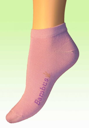 fialová bambová letná ponožka