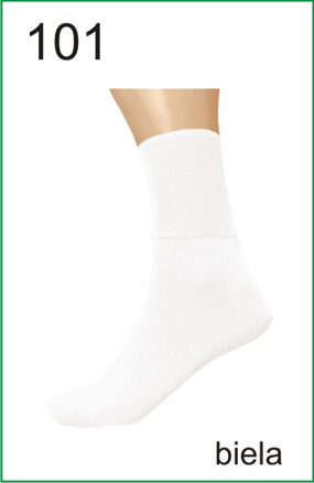 biela zdravotná ponožka