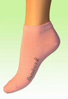ružová bambová letná ponožka