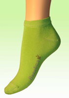 zelená bambová letná ponožka