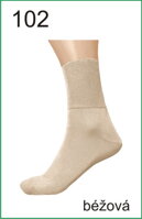 béžová zdravotná ponožka