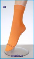 oranžová dámska ponožka
