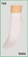 biela členková ponožka
