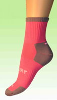 ružová športová ponožka