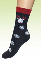 modré vianočné ponožky