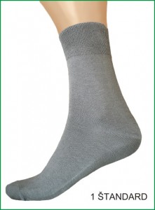 100% bavlnené ponožky štandard hladké