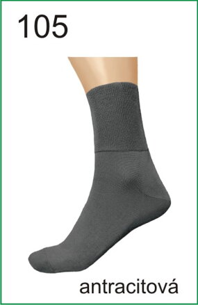 tm.sivá zdravotná ponožka