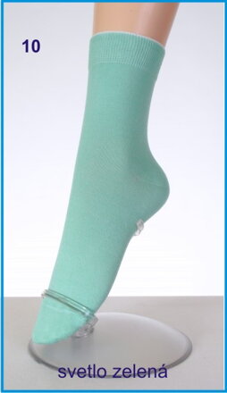 zelená dámska ponožka
