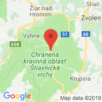 Google map: Drevená 9 Banská Štiavnica